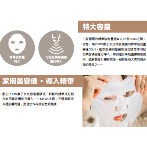 韓國 The Medi Dr.+ U PDRN 魚子水光修復面膜 5pcs 韓國 The Medi Dr.+ U PDRN 魚子水光修復面膜 5pcs