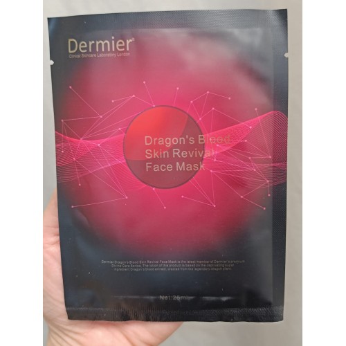 Dermier mask $28/1片 ; 158/6片 Dermier mask $28/1片 ; 158/6片